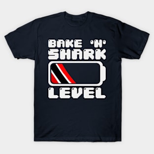 Battery Level - Bake And Shark T-Shirt